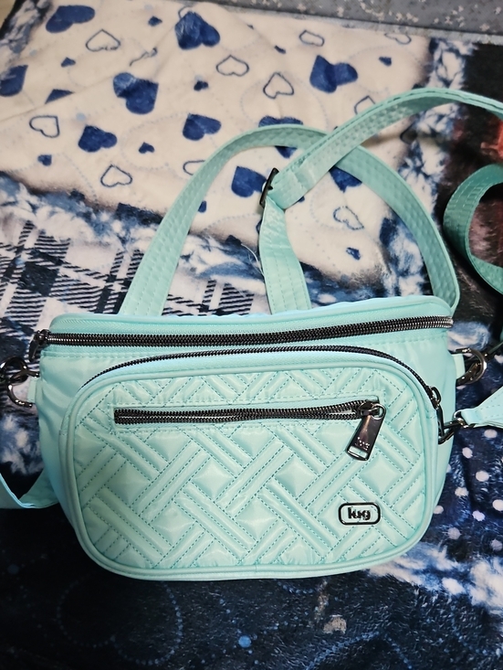 lug Handbags - lug Mint Quilted Crossbody Bag